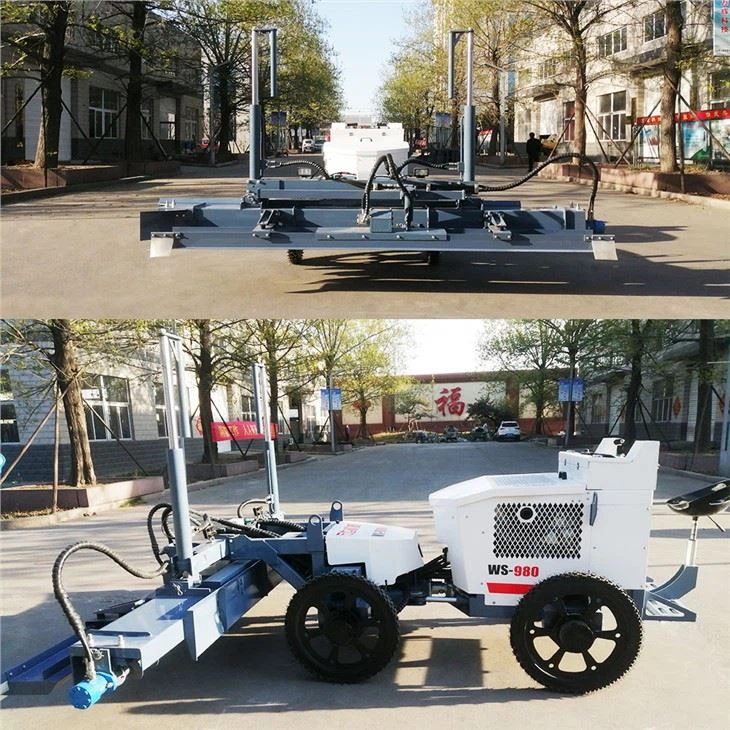 VANSE WS-980 High Efficiency Land Ground Tool Air-cooled 4 Stroke Vibratory Floor Paving Concrete Laser Screed Leveling Machine